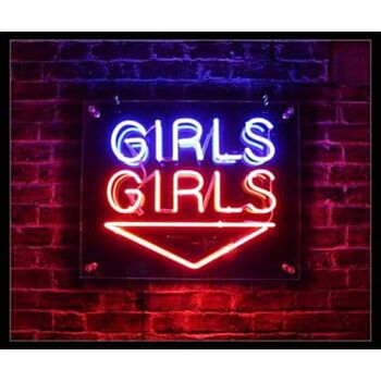 Girls Girls Girls Wall Sign Neon Sign