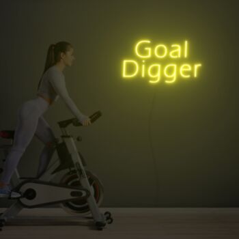 Goal Digger Neon Sign Custom Neon Sign Lights Night Lamp Led Neon Sign Light For Home Party MG10132