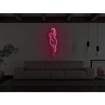 Goddess Figure Neon Sign