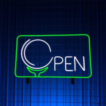 Golf Open Led Neon Sign Golf Led Sign Golf Open Neon Light Sport Club Stadium Decor