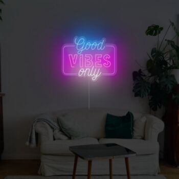 Good Vibes Only Neon Sign