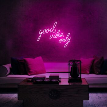 Good Vibes Only Neon Sign