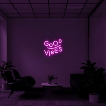 Good Vibes V2 Neon Sign