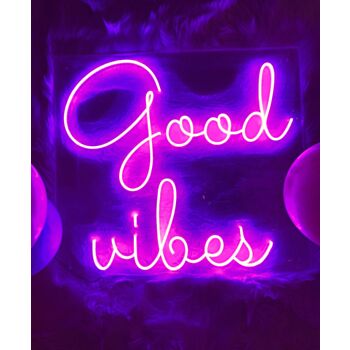 Good Vibes V4 Neon Sign