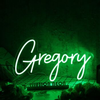 Gregory Green Neon Sign