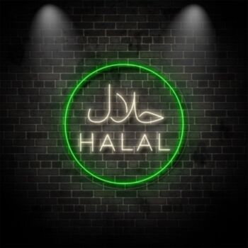 Halal Neon Sign