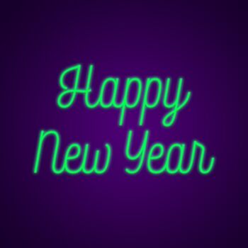 Happy New Year Neon Sign