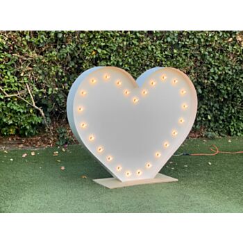 Steel Marquee Letter Heart Decoration High-End Custom Zinc Metal Marquee Light Marquee Sign