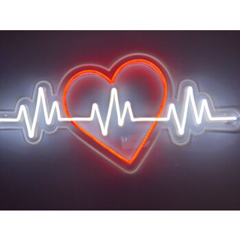 Heartbeat Neon Sign