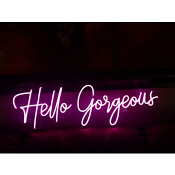 Hello Gorgeous Neon Sign