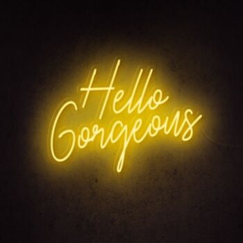 Hello Gorgeous Neon Sign