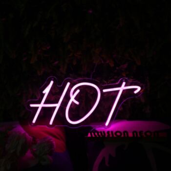 Hot Dark Purple Neon Sign