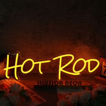 Hot Rod Red Neon Sign