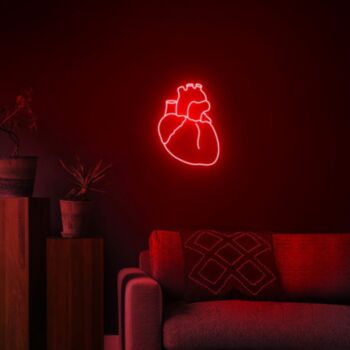 Human Heart Neon Sign