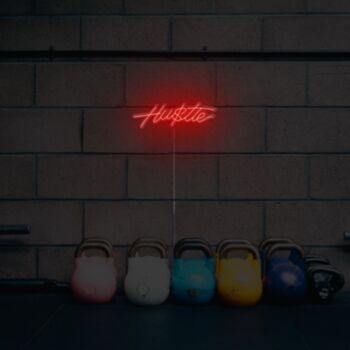 Hustle Neon Sign