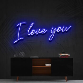 I Love You Neon Sign