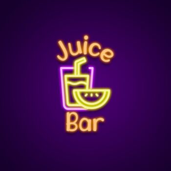 Juice Bar Neon Sign