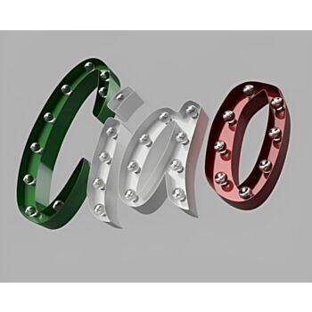 Steel Marquee Letter Ciao High-End Custom Zinc Metal Marquee Light Marquee Sign