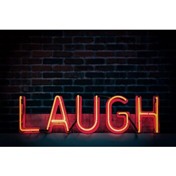 Laugh Neon Sign