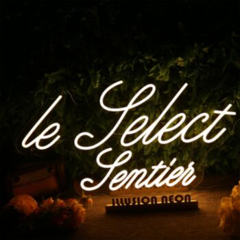 Le Pelect Pentien Neon Sign