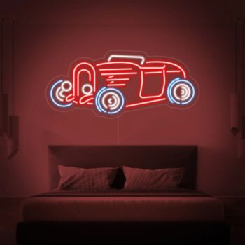 Led Neon Car Signs Car Hot Rod Neon Sign