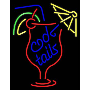 Led Neon Cocktail Sign Handmade Art Neon Sign