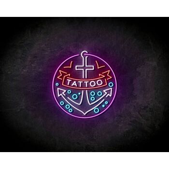 LED Neon Sign Tattoo Neon light sign