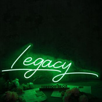 Legacy Green Neon Sign