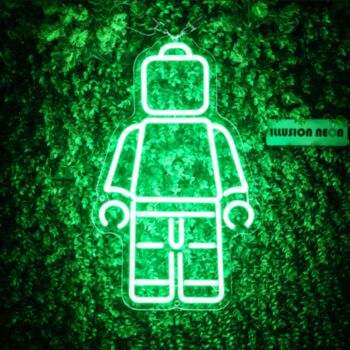 Lego Man Lego Guy Lego Boy Neon Sign