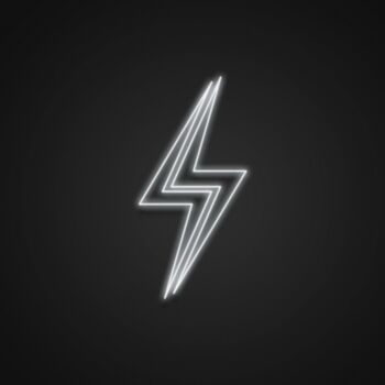 Lightning Bolt Neon Sign