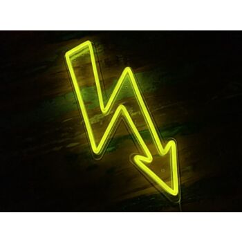 Lightning Bolt Neon Sign