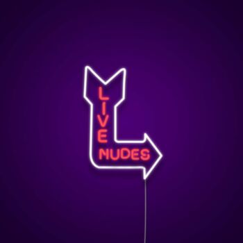 Live Nudes Neon Sign