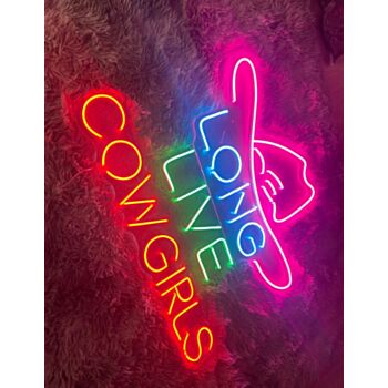 Long Live Cowgirls Neon Sign