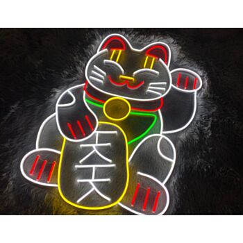 Lucky Cat V2 Neon Sign MNC42028