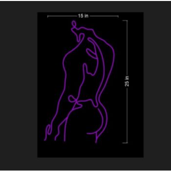 Man Body Neon Sign