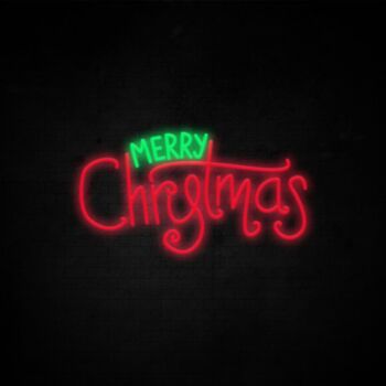 Merry Christmas Neon Sign