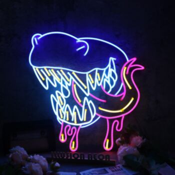 Monster Mouth Custom Neon Sign