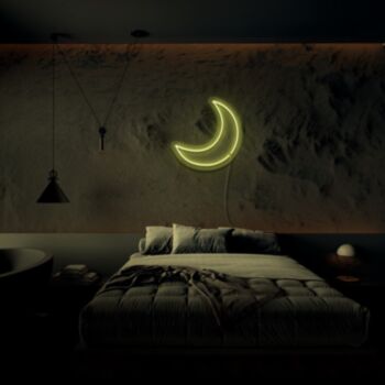 Moon Neon Sign