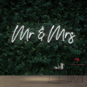 Mr Mrs Neon Sign