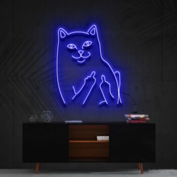 Mr Bad Cat Neon Sign