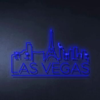 Neon Signs Las Vegas Blue Neon Lights