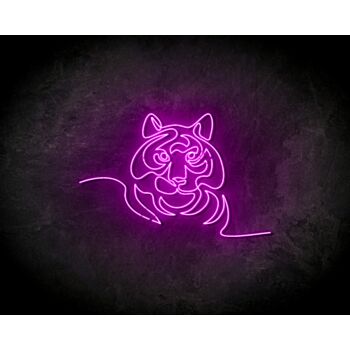 Neon Tiger Sign Led Neon Light Art