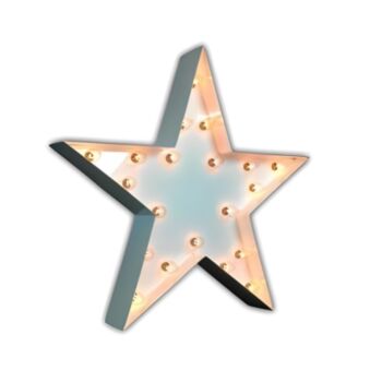 Steel Marquee Letter Star Vintage High-End Custom Zinc Metal Marquee Light Marquee Sign