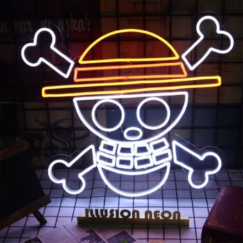 One Piece Skull Neon Sign