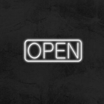 Open Neon Sign