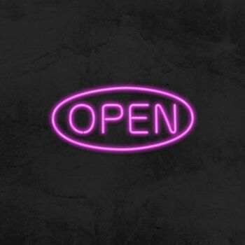 Open V1 Neon Sign