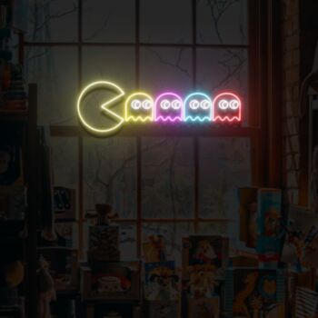 Pac Man Neon Sign Lights Night Lamp Led Neon Sign Light For Home Party MG10265 