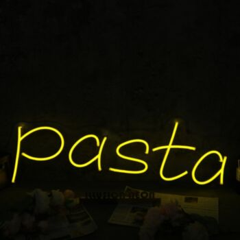 Pasta Yellow Neon Sign