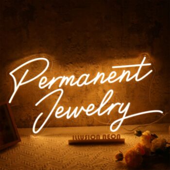 Permanent Jewelry Neon Sign