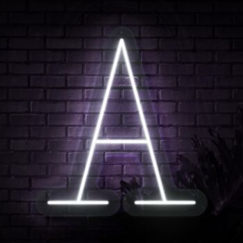 Personalized Initial Letter A Neon Sign MNC41520